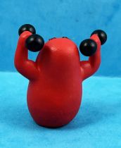 Barbapapa - Figurine PVC Plastoy - Barbidur haltérophile