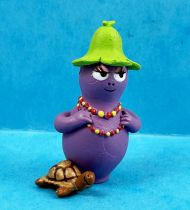 Barbapapa - Plastoy PVC Figure - Barbabelle with turtle