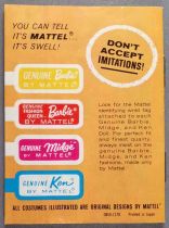 Barbie - 1962 Mattel Catalogue - Barbie Midge Ken