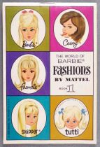 Barbie - 1966 Mattel Catalogue - The World of Barbie Fashion Book 1