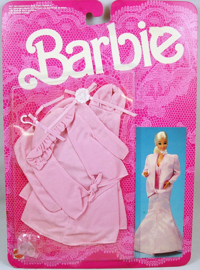 1986 Barbie Fancy Frills Lingerie (1980-1989 Clothing) - Nice Twice Dollshop