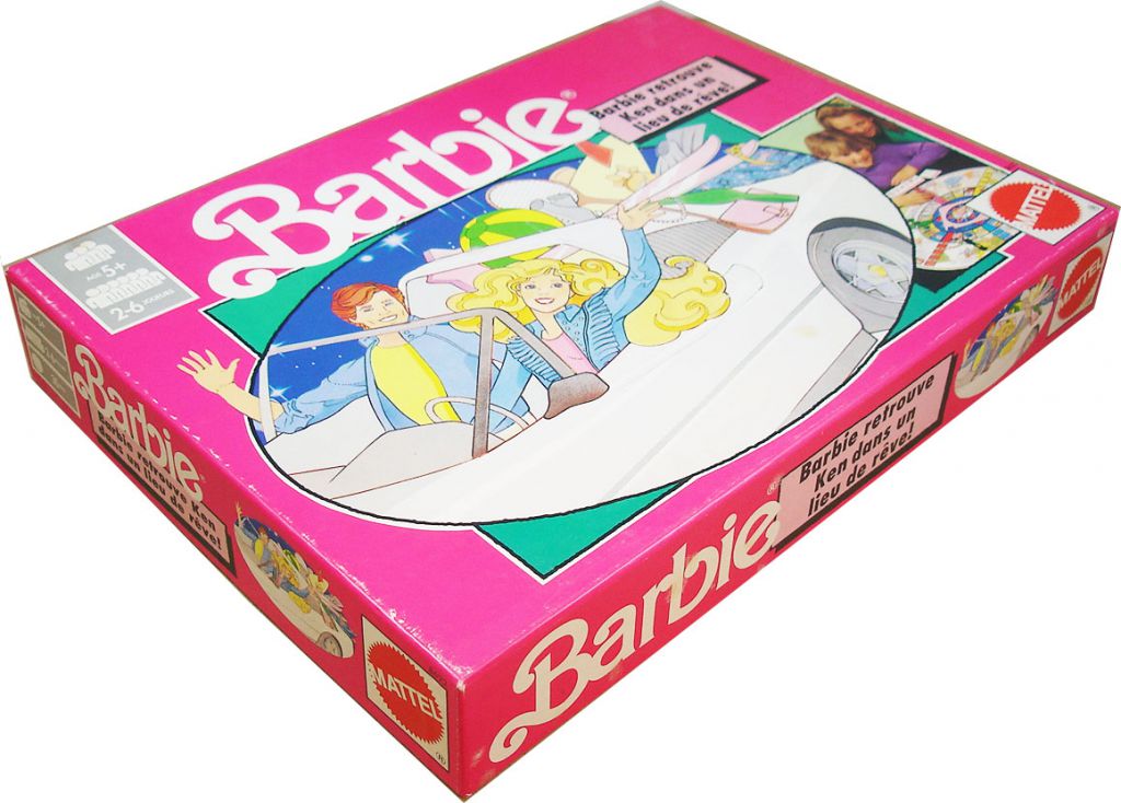 Barbie Jeu De Société Barbie Retrouve Ken Dans Un Lieu De Rêve Mattel 1990 Ref 8622