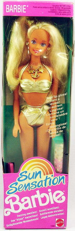 Aarzelen Geaccepteerd gazon Barbie - Sun Sensation Barbie - Mattel 1991 (ref. 1390)