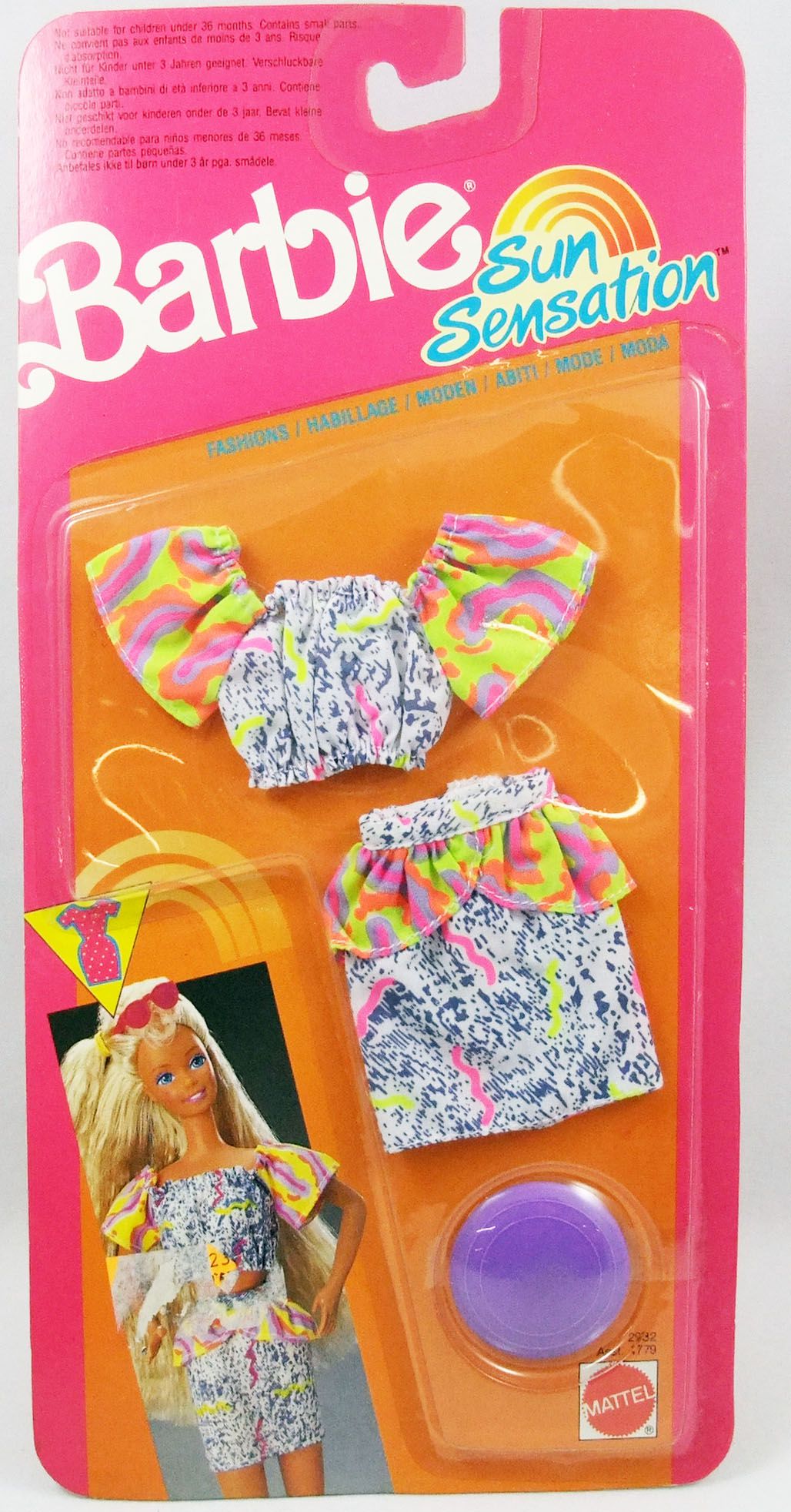 laten vallen Compliment Romanschrijver Barbie - Sun Sensation Fashions - Mattel 1991 (ref.2932)
