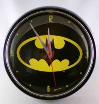 Batman Comics - DC Comics - Horloge Murale Pendule Métal Noire Logo à Quartz