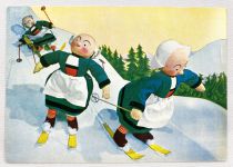 Becassine - Francesca Postal Card (1967) - #615 Becassine at winter sport