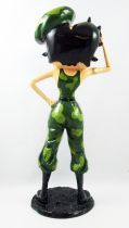 Betty Boop - 13inch Resin Statue - Army Betty