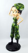 Betty Boop - 13inch Resin Statue - Army Betty