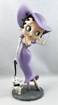 Betty Boop - Statue Résine 35cm - Betty Boop promène son chien Pudgy (2010)