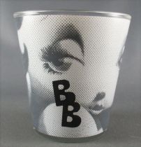 Betty Boop - Verre à Limonade Soda en Verre 9cm - Betty Boop Visage Noir & Blanc