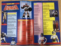 Bioman - Poster Magazine and EP 45rpm by B. Minet - AB Productions 1987/88