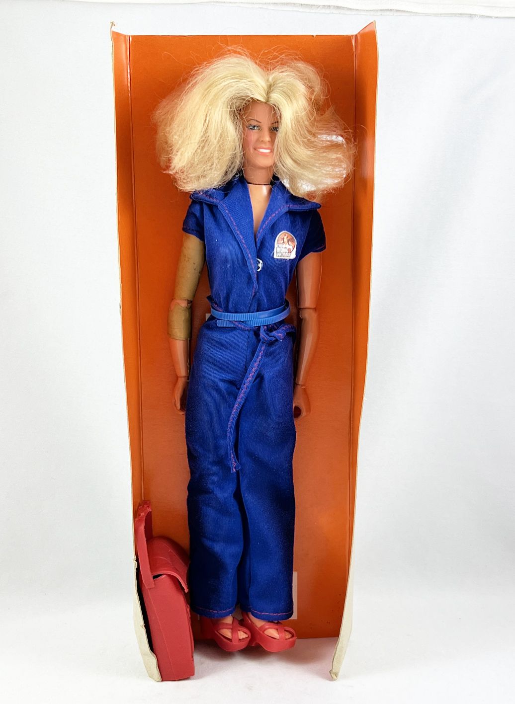 Jaime Sommers The Bionic Woman Action Figure With Mission Purse