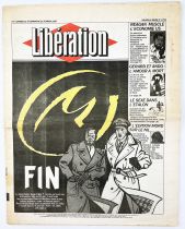 Blake et Mortimer - Journal Libération 21-22 Février 1987 Hommage à Edgar P. Jacobs