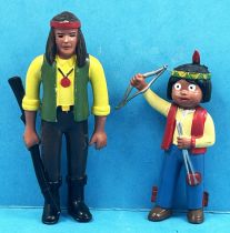 Bouba - Set of 6 pvc figures : Bouba, Frisquette, Moy, Joy, Daklahoma, Uncle Emil - Maia Borges M+B