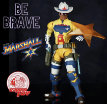 BraveStarr - Marshal BraveStarr - Figurine articulée 18cm - Ramen Toy Toys