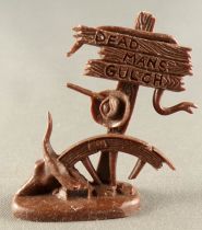 Britains - Cowboy - Accessory - Post withDead Mans Gulch Sign