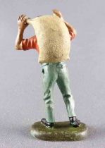 Britains - The Farm - Ploughman Farmer with Bag Orange & Blue ref 205x