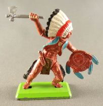 Britains Deetail - Indian - Footed with Tomahawk & Shield