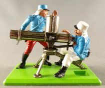 Britains Deetail French Foreign Legion Gatling gun and crew 2