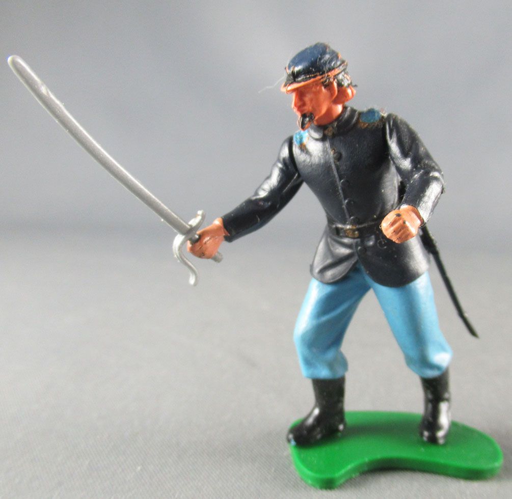 Britains Swoppets - Federate - Footed Officer with sabrS