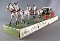 Brumm 04 - Historical Series 1:43 - Horse Drawn Carriage Papal Sedan Pie X 4 horses Boxed