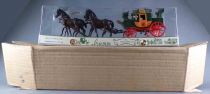 Brumm 06 - Historical Series 1:43 - Mail-Coach (1784) 4 Brown horses Mint in Box