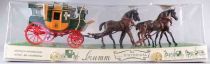 Brumm 06 - Historical Series 1:43 - Mail-Coach (1784) 4 Brown horses Mint in Box