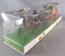 Brumm 06 - Série Historique 1/43 - Voiture Postale Mail-Coach (1784) 4 Chevaux Bruns Neuf en Boite