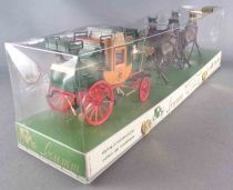 Brumm 06 - Série Historique 1/43 - Voiture Postale Mail-Coach (1784) 4 Chevaux Bruns Neuf en Boite