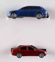 Busch 8346 Ech N 1/160 2 Automobiles Audi A4 Avant + Mercedes Classe C Neuves Boite