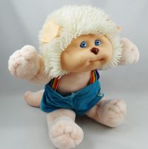 Cabbage Patch Kids Koosas - Pink dog with white hair in blue shortalls (loose)