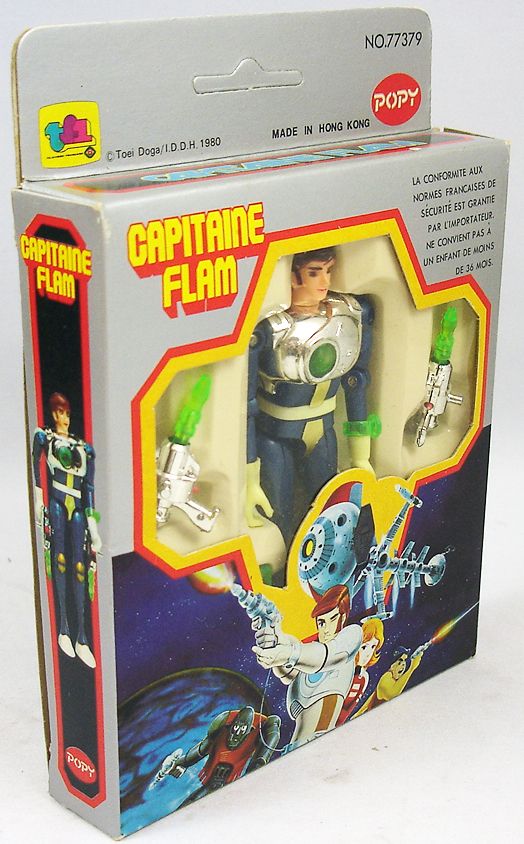 Capitaine Flam - Figurine Capitaine Flam Popy Allemagne (neuf en