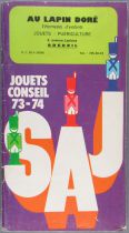 Catalogue Jouets Conseil SAJ 1973-74 Gégé Fisher Price Joustra Starlux Garages Voitures Pédales