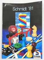 Catalogue professionnel Schmidt Jeux & Puzzles 1981