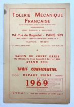 Catalogue Professionnel Tôlerie Mécanique Française (1969)