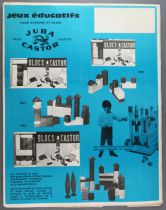 Catalogue x 2 Jura Castor 1963-64 + Tarif Jeux Cubes Construction Petit Charpentier