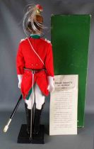  C.D.C. Mollard Paris 18/6 - Action Figure 30cm as Action Man - Napoleonic Dragon Trumpet 9th Regiment 1807 Boxed