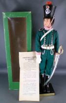  C.D.C. Mollard Paris 19/7 - Mannequin Articulé 30cm type Action Joe - Empire Chasseur à Cheval 7ème Régiment 1813 en Boite