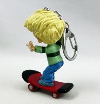 Cédric - Plastoy Keychain/PVC Figure - Cédric with Skate Board