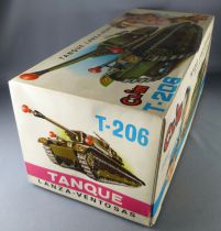 Clim Ref T-206 - Remote Control Darts Firing Tank 16 inch Battery Toy Mint in Box