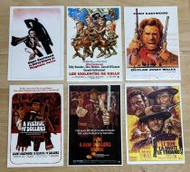 Clint Eastwood - Lot de 6 Cartes Postales 