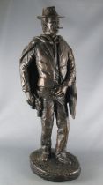 Clint Eastwood l\'Homme au Poncho - Statue Résine Bronze 32cm - Keith Lee 1992