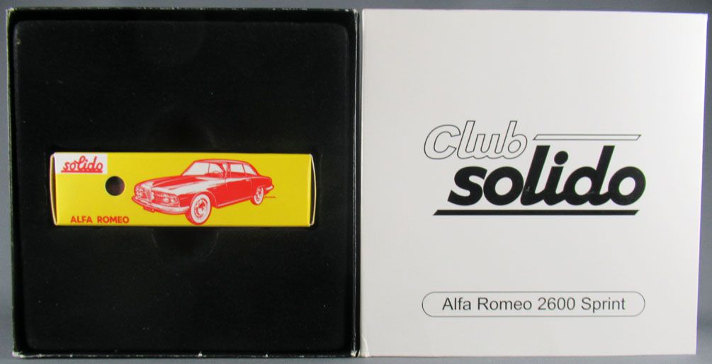 Club Solido Gift Set Ref 125 Series 100 Alfa Romeo 2600 Red 1:43 Mint in Box