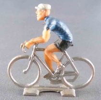 Cofalu (Années 60) - Cycliste Plastique - Equipe Bleue Rouleur