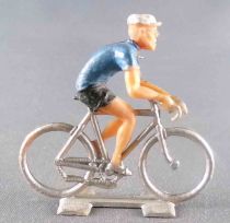 Cofalu (Années 60) - Cycliste Plastique - Equipe Bleue Rouleur