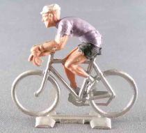 Cofalu (Années 60) - Cycliste Plastique - Equipe Mauve Rouleur