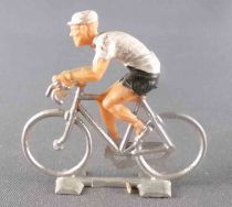 Cofalu (Années 60) - Cycliste Plastique - Maillot Blanc Rouleur 