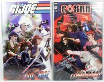 Comic Book - IDW - G.I.JOE One Shot : Yo, Joe! & Cobraaaa! - Set of 2 Trade paperback Comic Books