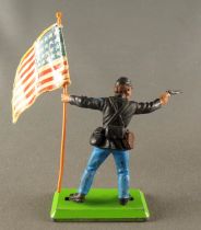 (copie) Britains Deetail - Federate - Footed Flag Holder