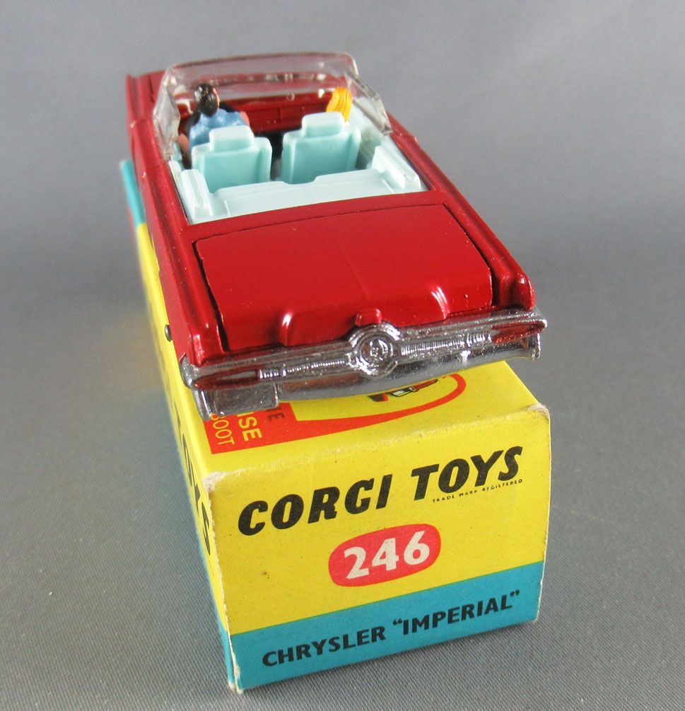 Corgi Toys 246 - Chrysler Imperial Complete Near Mint in Box 1:43